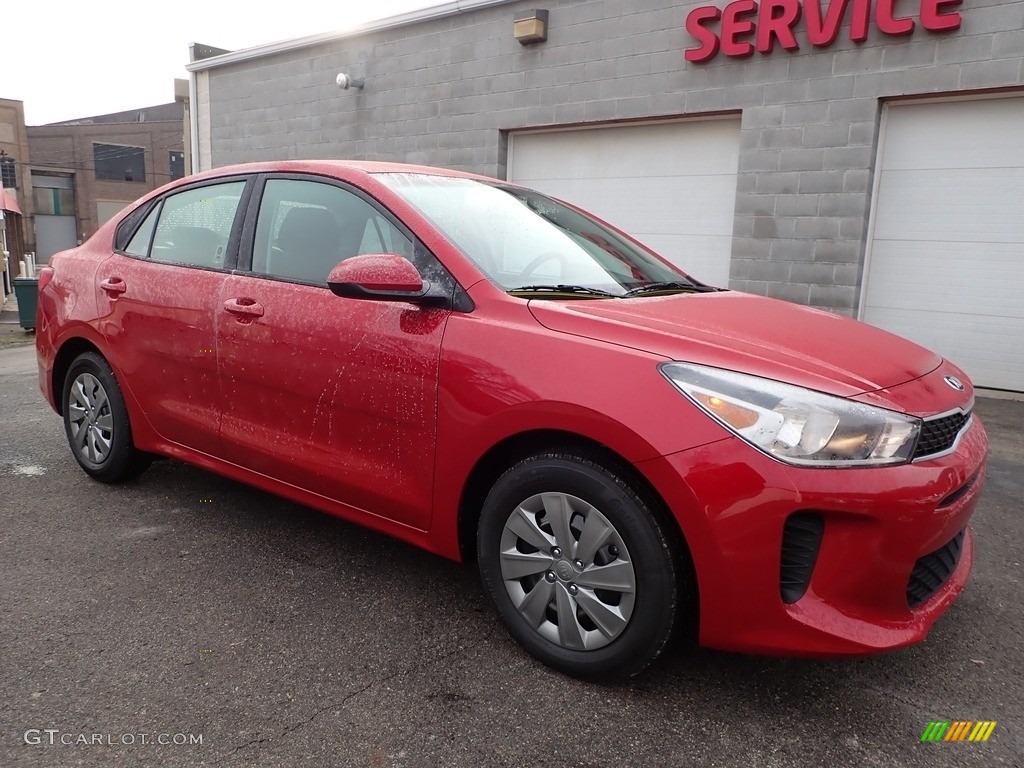 Currant Red 2020 Kia Rio LX Exterior Photo #136940418