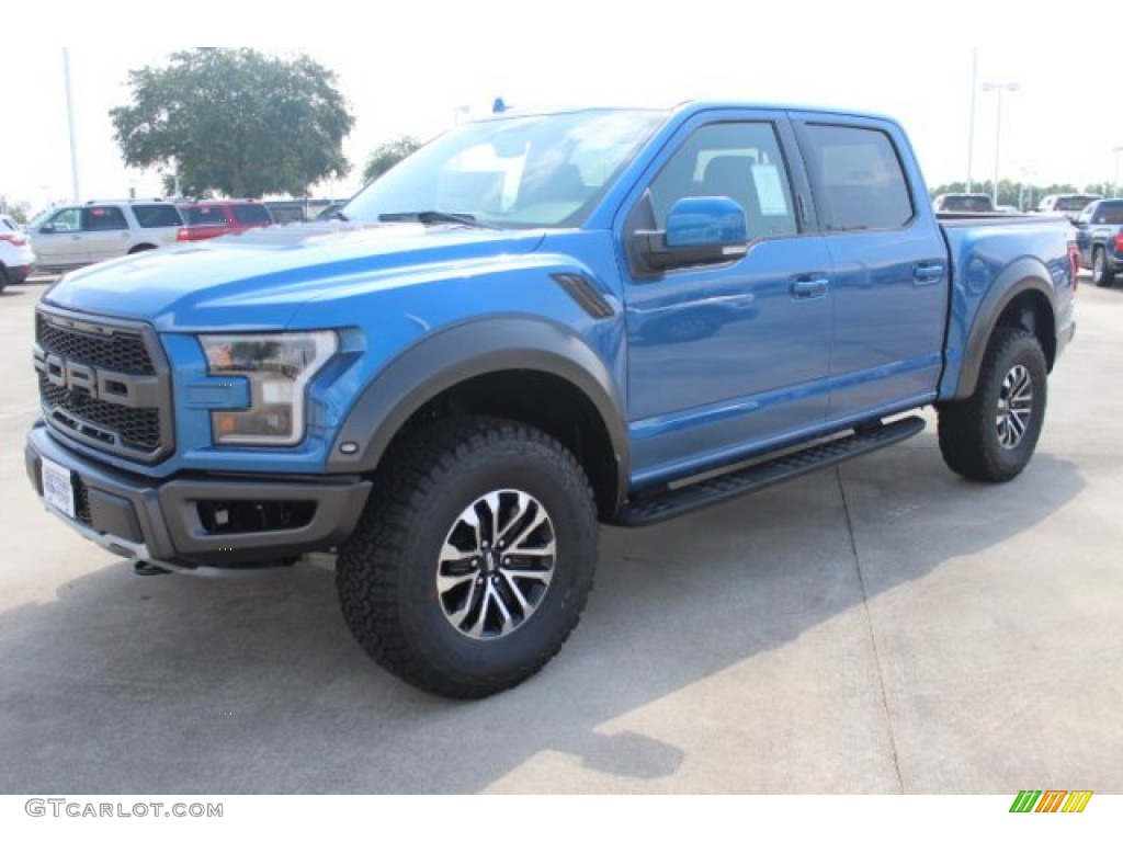 Performance Blue 2019 Ford F150 SVT Raptor SuperCrew 4x4 Exterior Photo #136940436