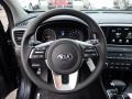 Black 2020 Kia Sportage LX AWD Steering Wheel