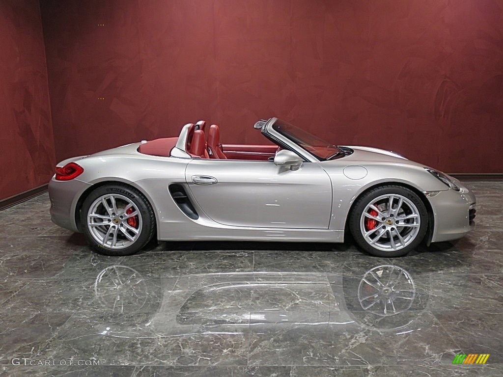 Platinum Silver Metallic 2013 Porsche Boxster S Exterior Photo #136941396