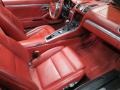 Carrera Red Natural Leather 2013 Porsche Boxster S Interior Color