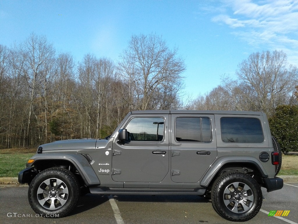 2020 Wrangler Unlimited Sahara 4x4 - Sting-Gray / Black photo #1