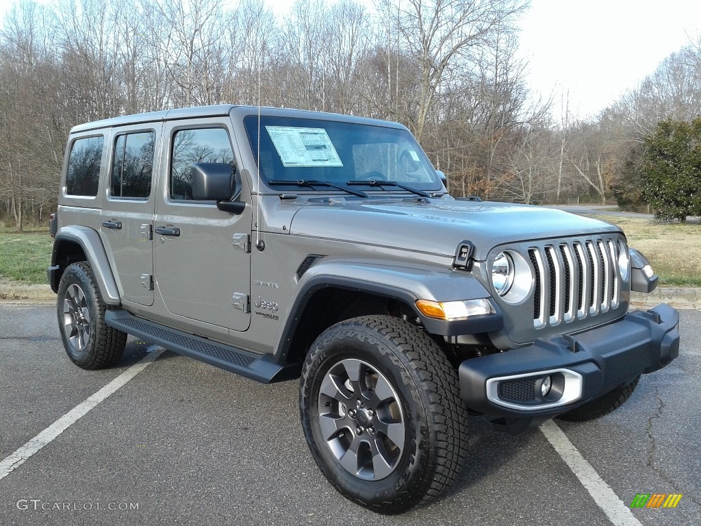 Sting-Gray 2020 Jeep Wrangler Unlimited Sahara 4x4 Exterior Photo #136943499