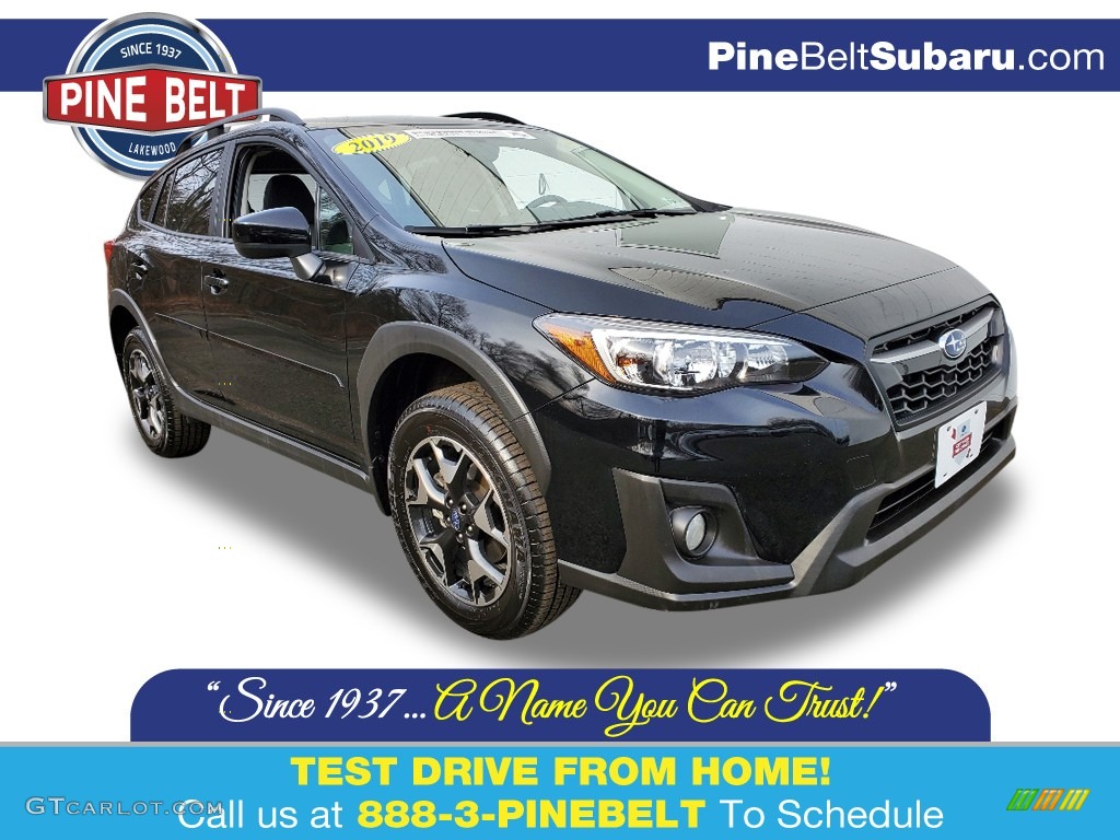 2019 Crosstrek 2.0i Premium - Crystal Black Silica / Black photo #1