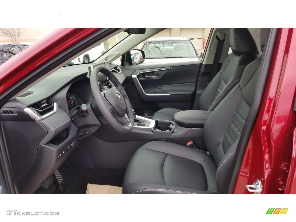 Black Interior 2020 Toyota RAV4 XLE Premium AWD Photo #136943745