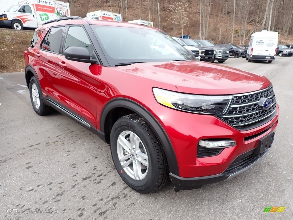 Rapid Red Metallic 2020 Ford Explorer XLT 4WD Exterior Photo #136945263