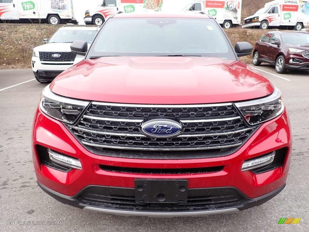 2020 Explorer XLT 4WD - Rapid Red Metallic / Ebony photo #4