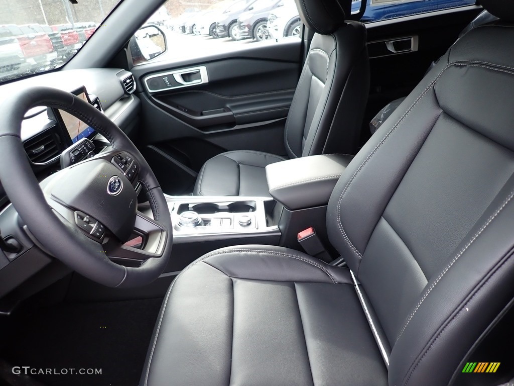 Ebony Interior 2020 Ford Explorer XLT 4WD Photo #136945437
