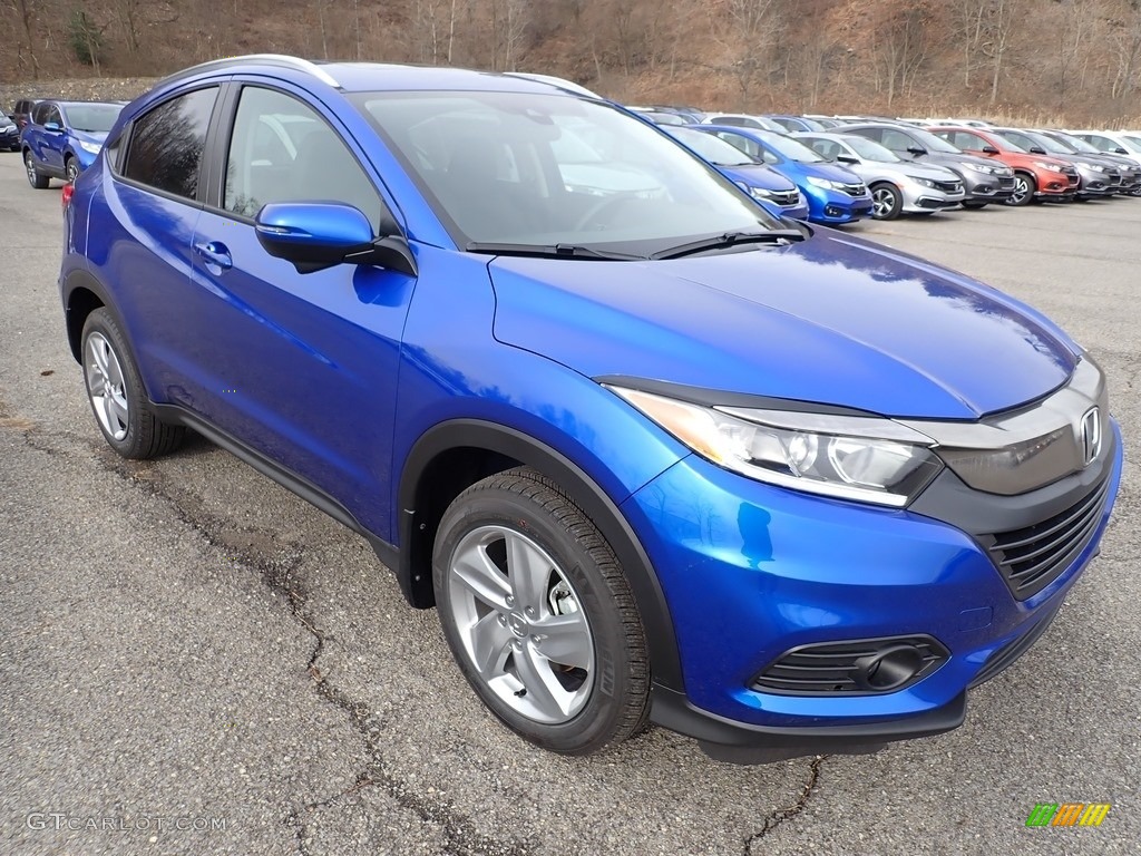 Aegean Blue Metallic 2020 Honda HR-V EX AWD Exterior Photo #136946538