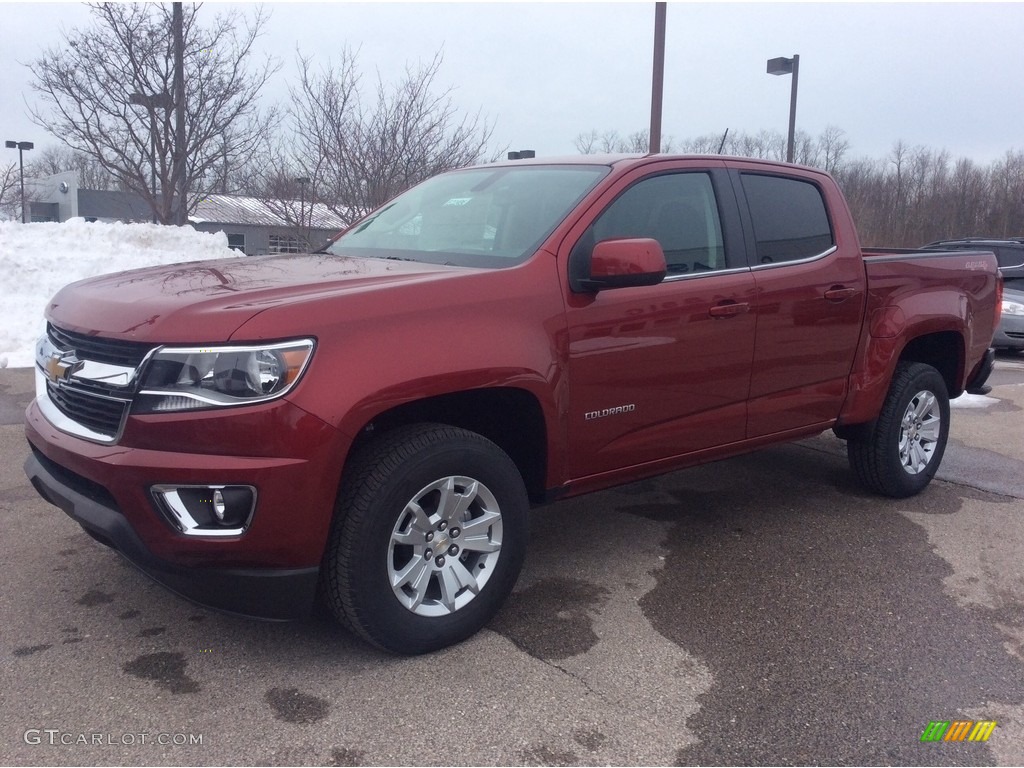 Cajun Red Tintcoat 2020 Chevrolet Colorado LT Crew Cab 4x4 Exterior Photo #136947552
