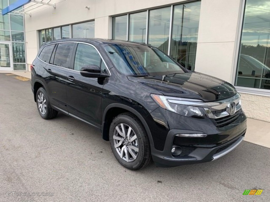 Crystal Black Pearl 2020 Honda Pilot EX-L AWD Exterior Photo #136947690