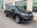 2020 Crystal Black Pearl Honda Pilot EX-L AWD  photo #2