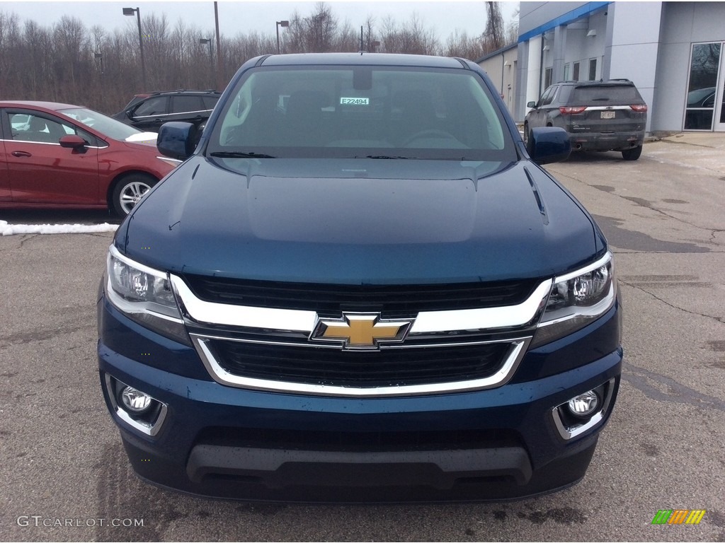 2020 Colorado LT Extended Cab - Pacific Blue Metallic / Jet Black photo #4