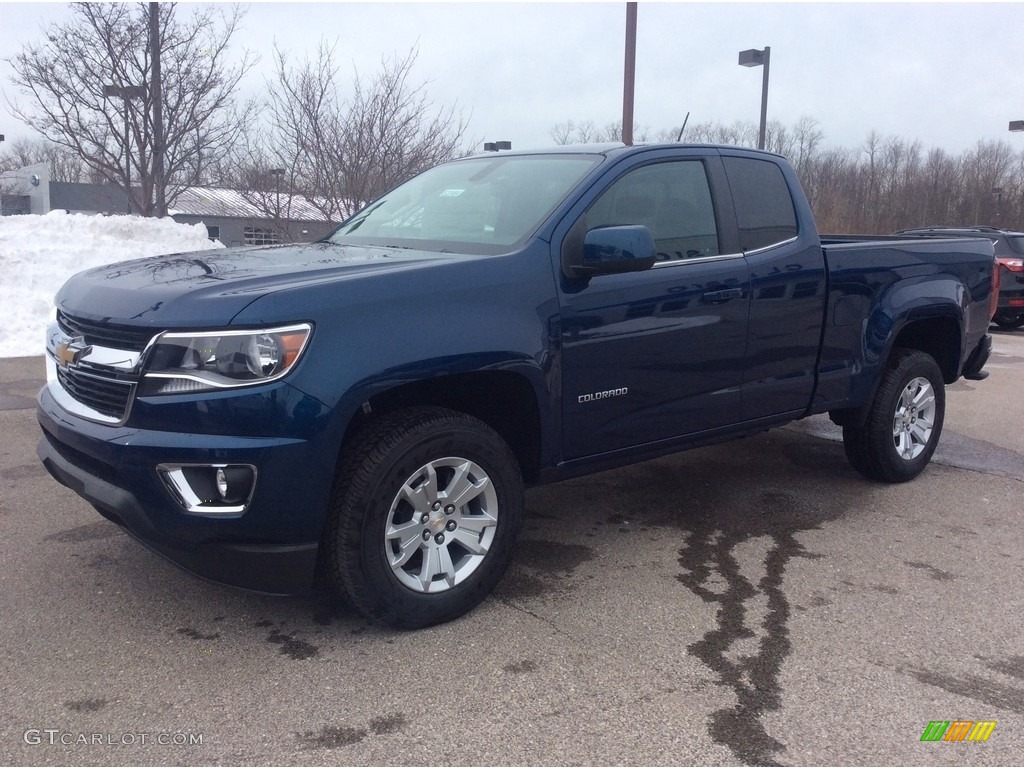 2020 Colorado LT Extended Cab - Pacific Blue Metallic / Jet Black photo #5