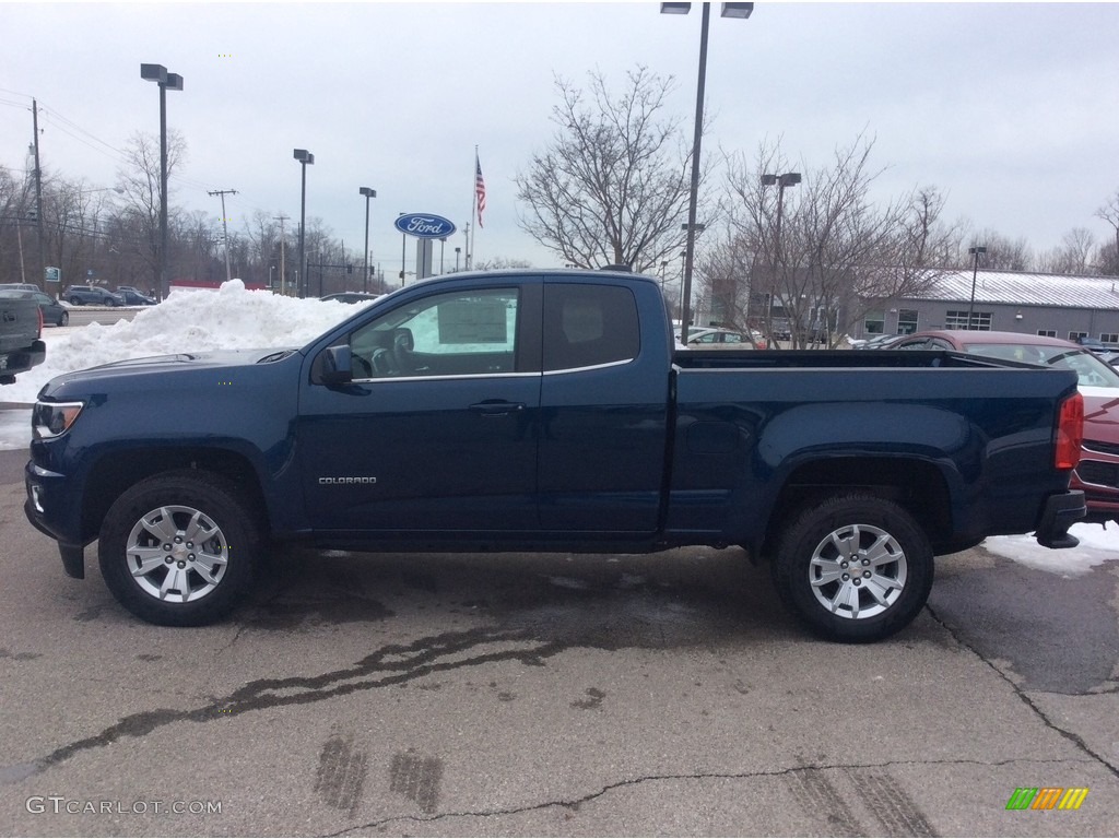 2020 Colorado LT Extended Cab - Pacific Blue Metallic / Jet Black photo #6