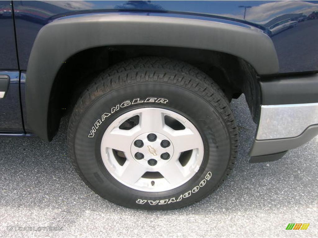 2005 Silverado 1500 Z71 Extended Cab 4x4 - Dark Blue Metallic / Dark Charcoal photo #4