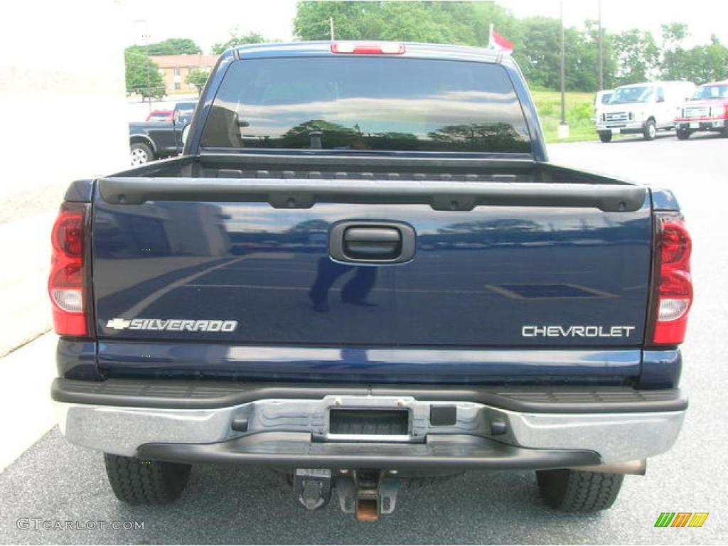 2005 Silverado 1500 Z71 Extended Cab 4x4 - Dark Blue Metallic / Dark Charcoal photo #8