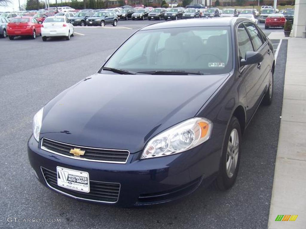 2007 Impala LS - Imperial Blue Metallic / Gray photo #9