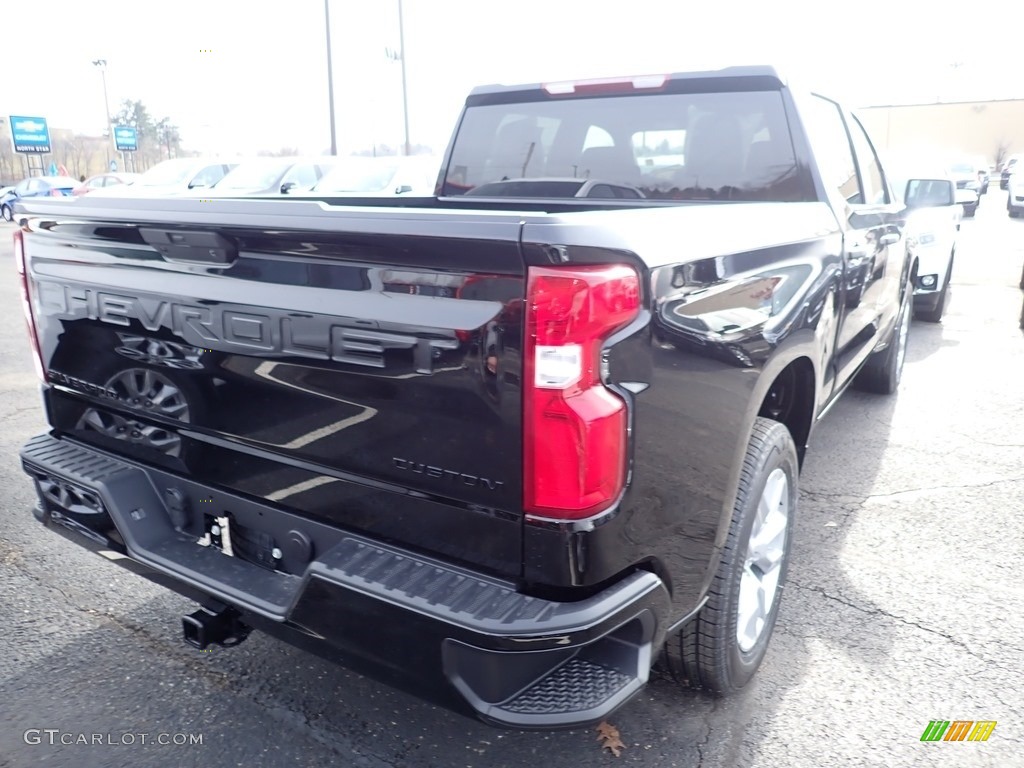 2020 Silverado 1500 Custom Crew Cab 4x4 - Black / Jet Black photo #5