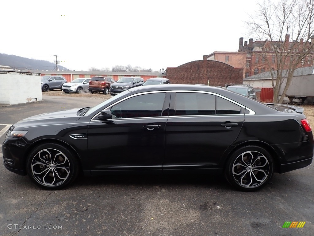 2015 Taurus SHO AWD - Tuxedo Black Metallic / SHO Charcoal Black/Mayan Gray photo #6