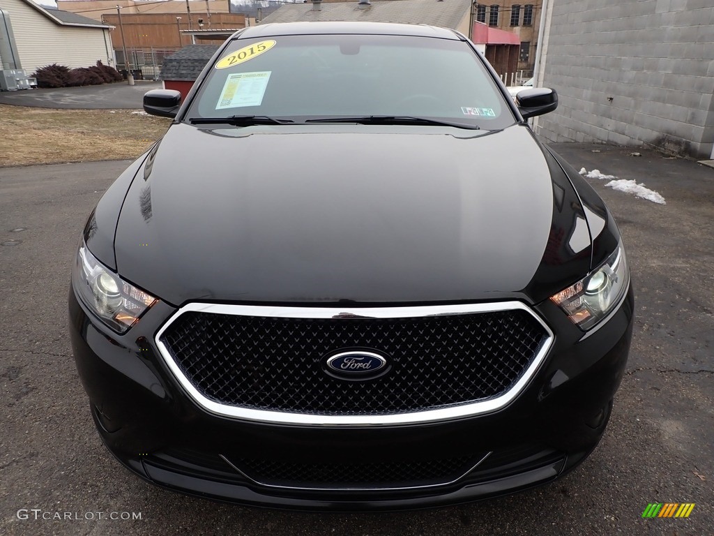 2015 Taurus SHO AWD - Tuxedo Black Metallic / SHO Charcoal Black/Mayan Gray photo #8