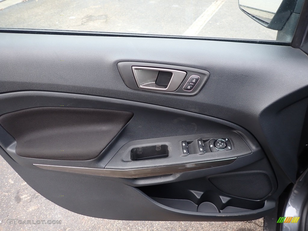 2020 Ford EcoSport SE Ebony Black Door Panel Photo #136954110