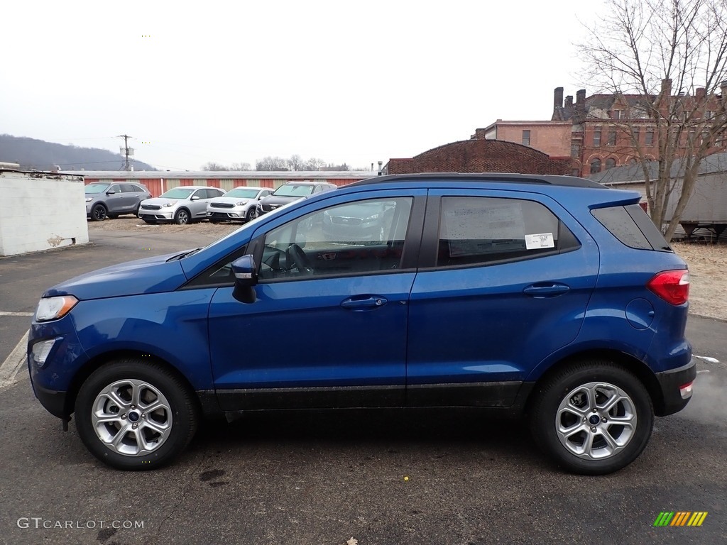 Lightning Blue Metallic 2020 Ford EcoSport SE Exterior Photo #136954602