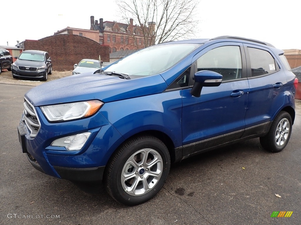 Lightning Blue Metallic 2020 Ford EcoSport SE Exterior Photo #136954605