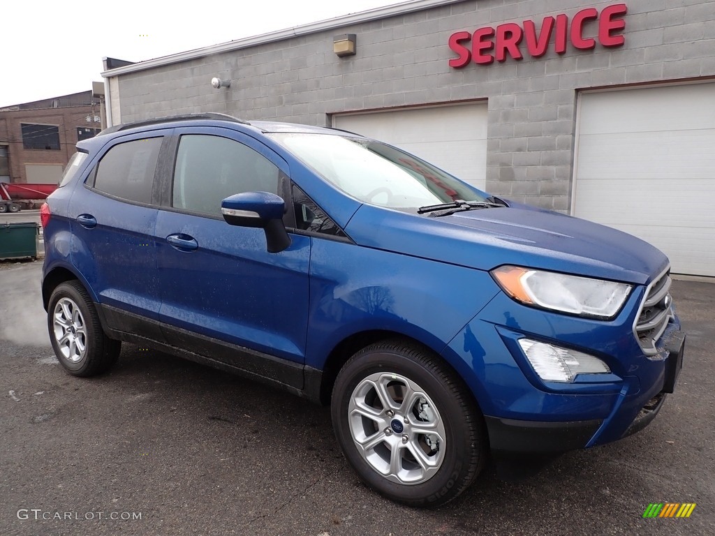 Lightning Blue Metallic 2020 Ford EcoSport SE Exterior Photo #136954611