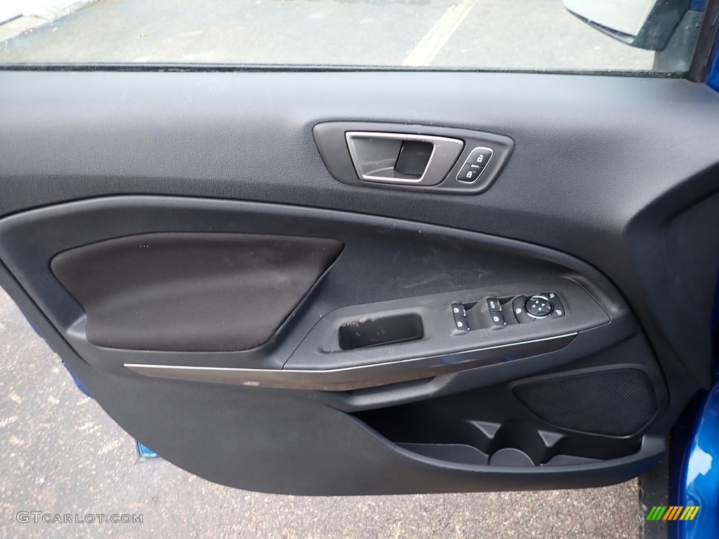 2020 Ford EcoSport SE Ebony Black Door Panel Photo #136954635