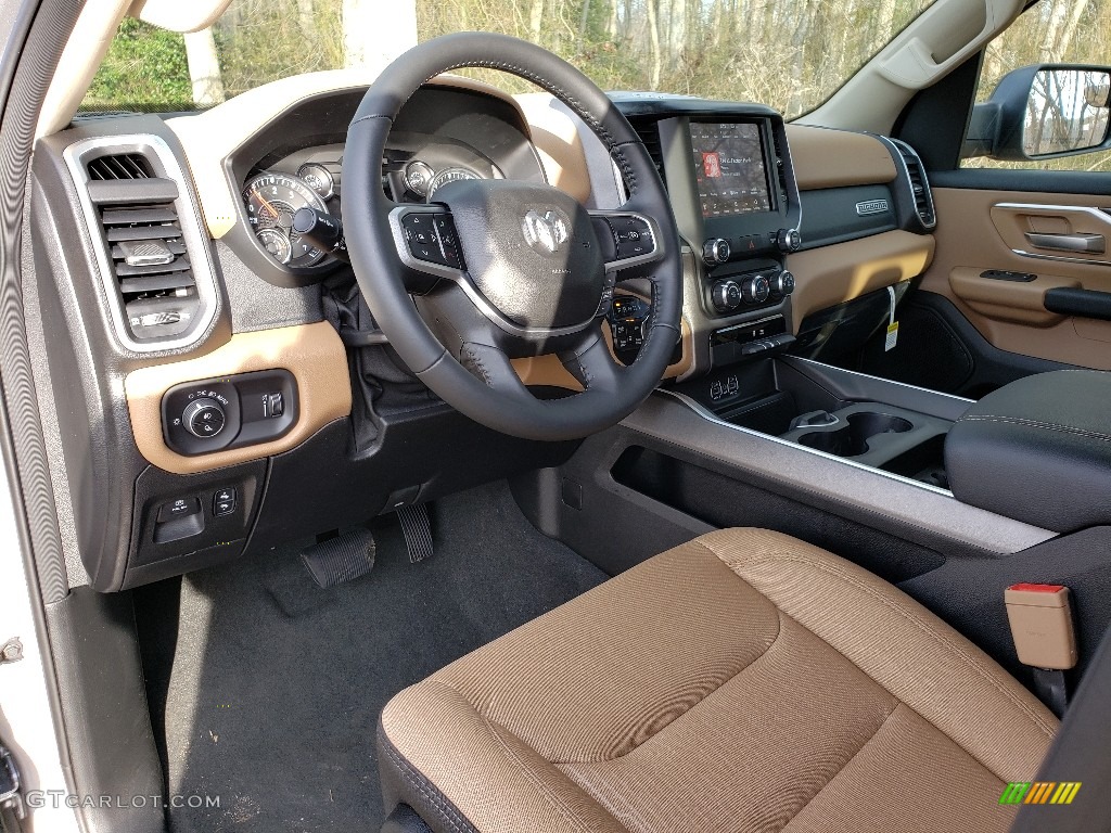 Light Mountain Brown/Black Interior 2020 Ram 1500 Big Horn Quad Cab 4x4 Photo #136955187