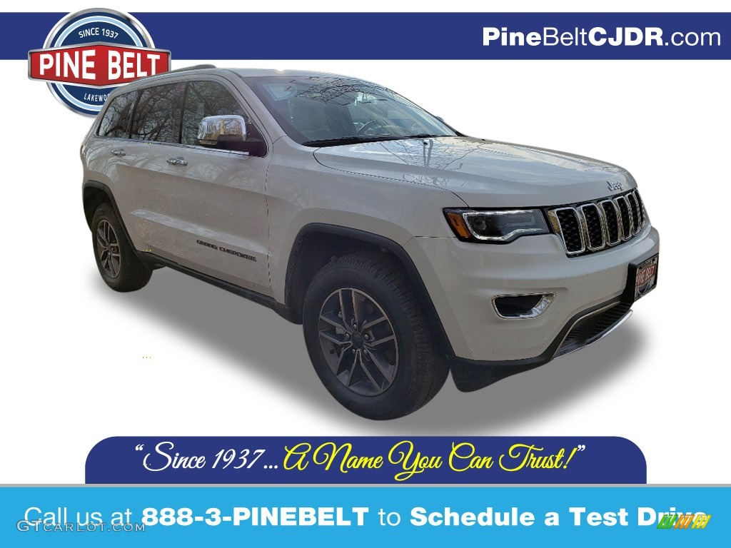 2020 Grand Cherokee Limited 4x4 - Bright White / Black photo #1