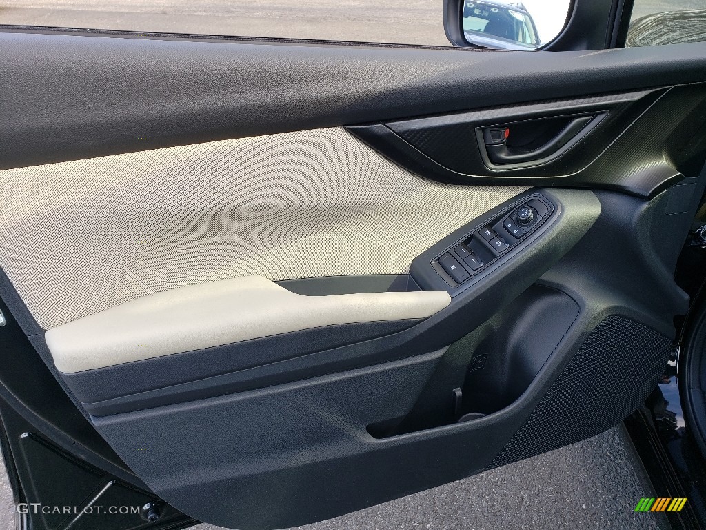 2020 Impreza Premium Sedan - Crystal Black Silica / Ivory photo #7