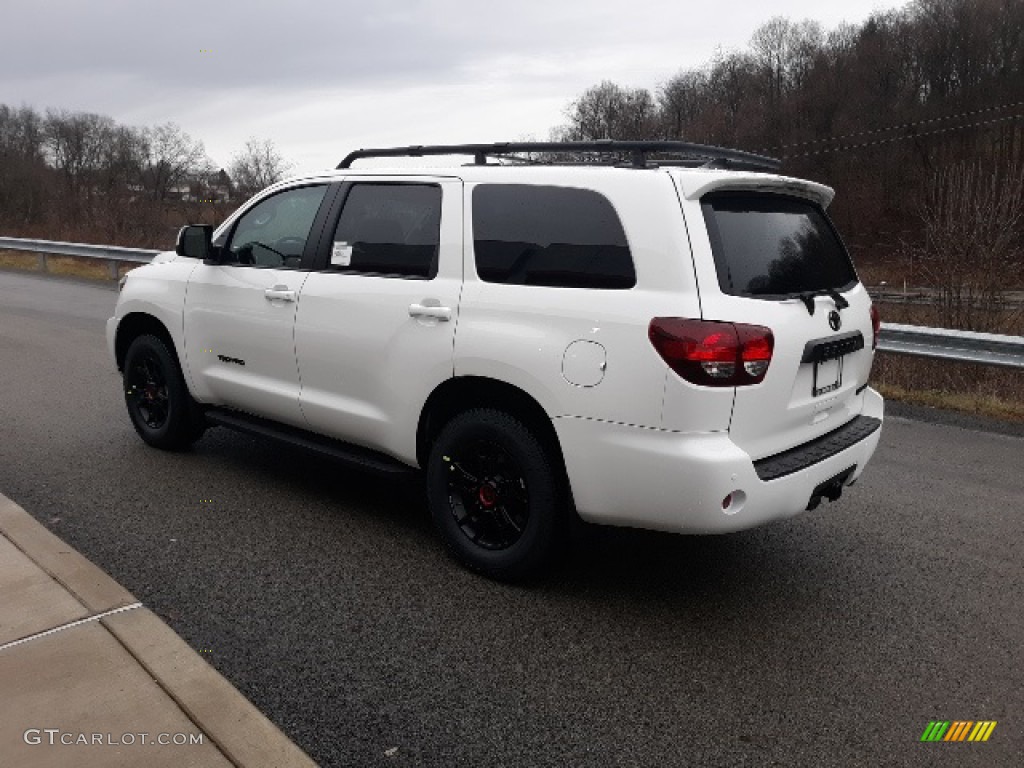 2020 Sequoia TRD Pro 4x4 - Super White / Black photo #2