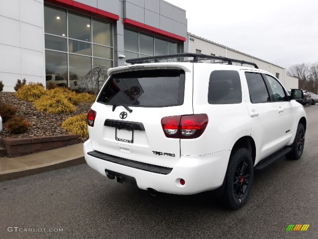2020 Sequoia TRD Pro 4x4 - Super White / Black photo #48