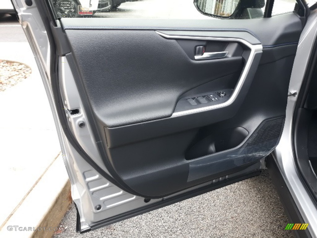 2020 Toyota RAV4 XSE AWD Hybrid Black Door Panel Photo #136959756