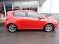 Cayenne Orange Metallic 2020 Chevrolet Sonic LT Hatchback Exterior