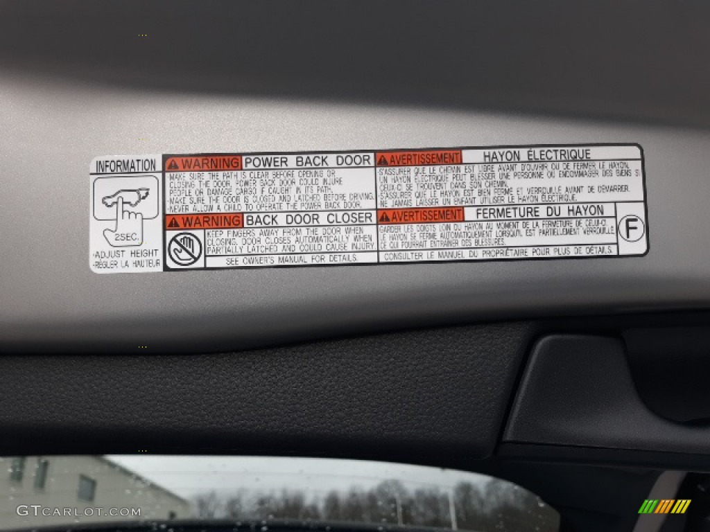 2020 Toyota RAV4 XSE AWD Hybrid Info Tag Photo #136960170