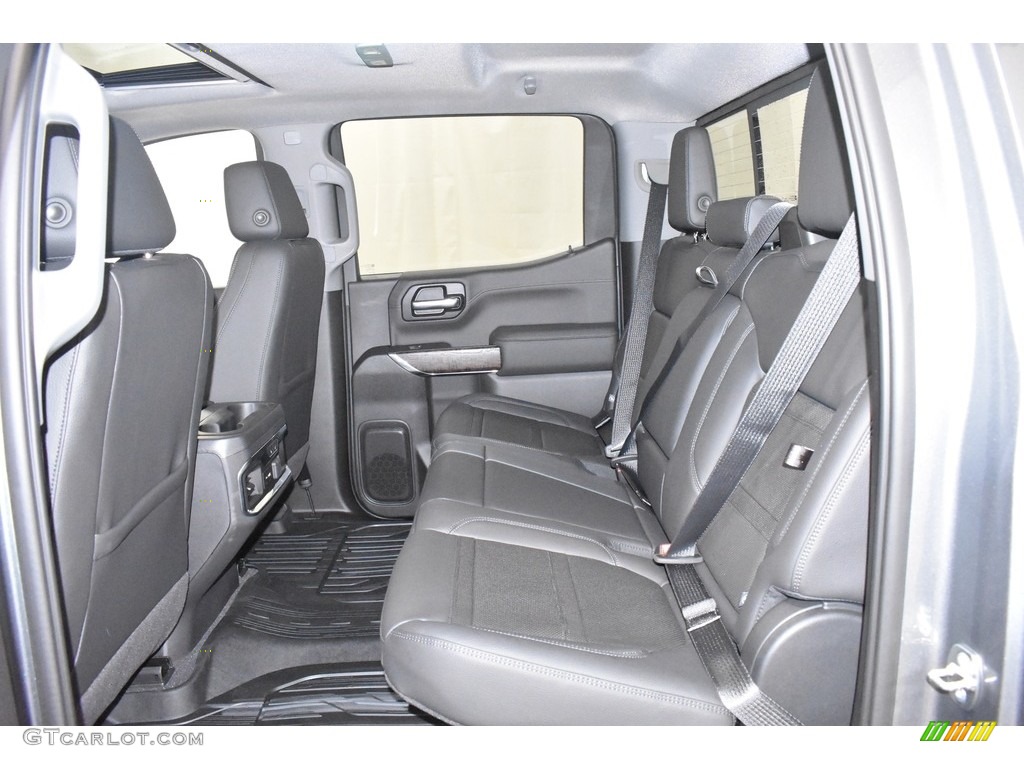 Jet Black Interior 2020 GMC Sierra 1500 Denali Crew Cab 4WD Photo #136961451