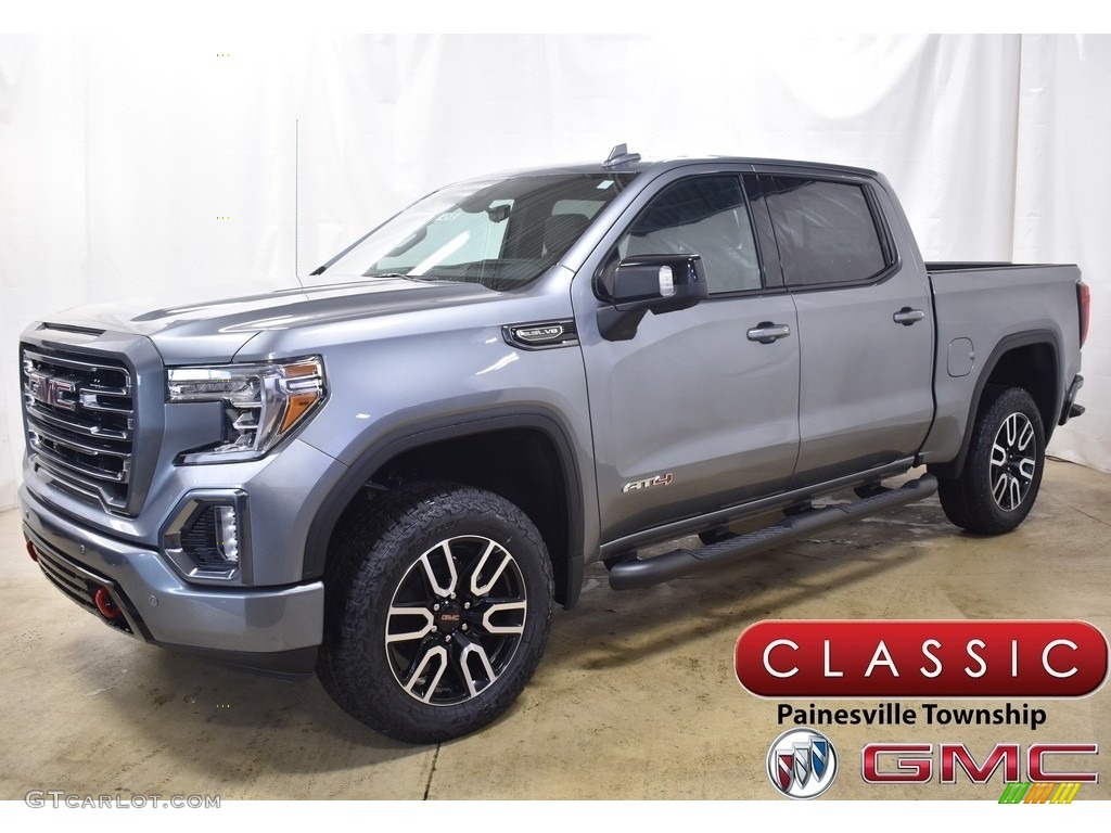 2020 Sierra 1500 AT4 Crew Cab 4WD - Satin Steel Metallic / Jet Black photo #1
