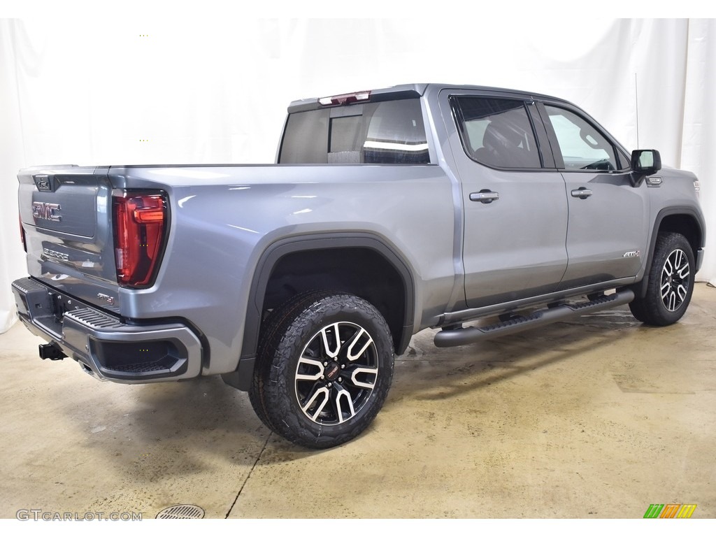 Satin Steel Metallic 2020 GMC Sierra 1500 AT4 Crew Cab 4WD Exterior Photo #136961616