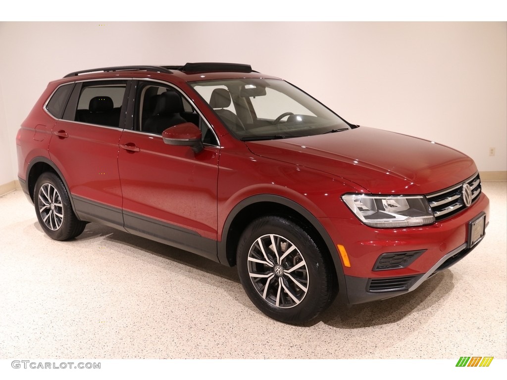 Cardinal Red Metallic 2019 Volkswagen Tiguan SE Exterior Photo #136961769