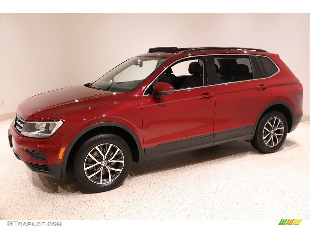 Cardinal Red Metallic 2019 Volkswagen Tiguan SE Exterior Photo #136961817