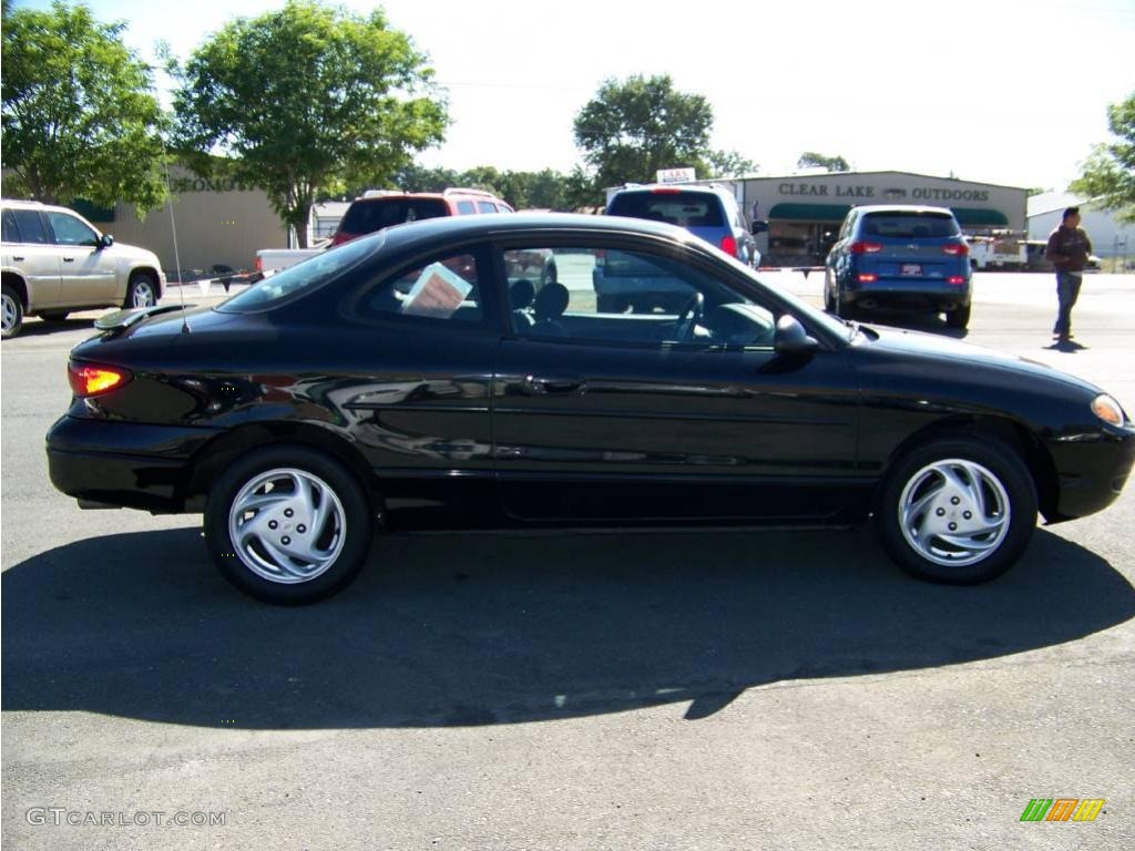 2001 Escort ZX2 Coupe - Black / Dark Charcoal photo #6