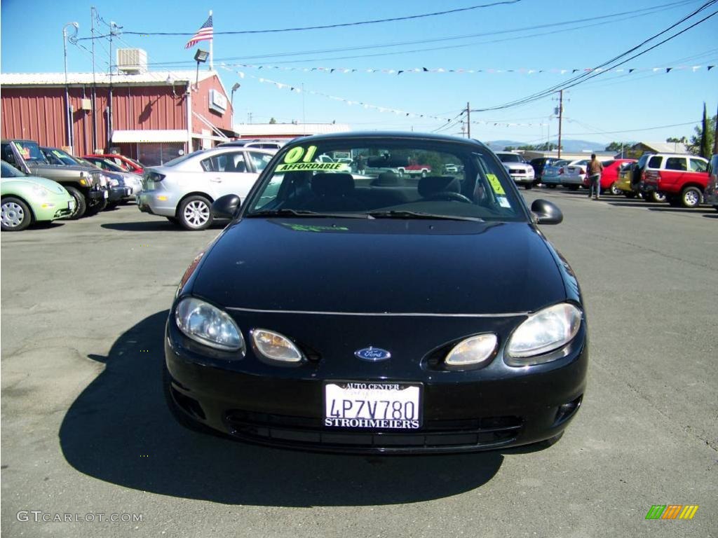 2001 Escort ZX2 Coupe - Black / Dark Charcoal photo #8