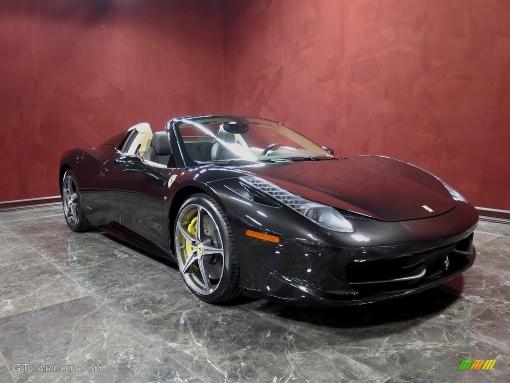 Nero Daytona (Black Metallic) 2014 Ferrari 458 Spider Exterior Photo #136963104