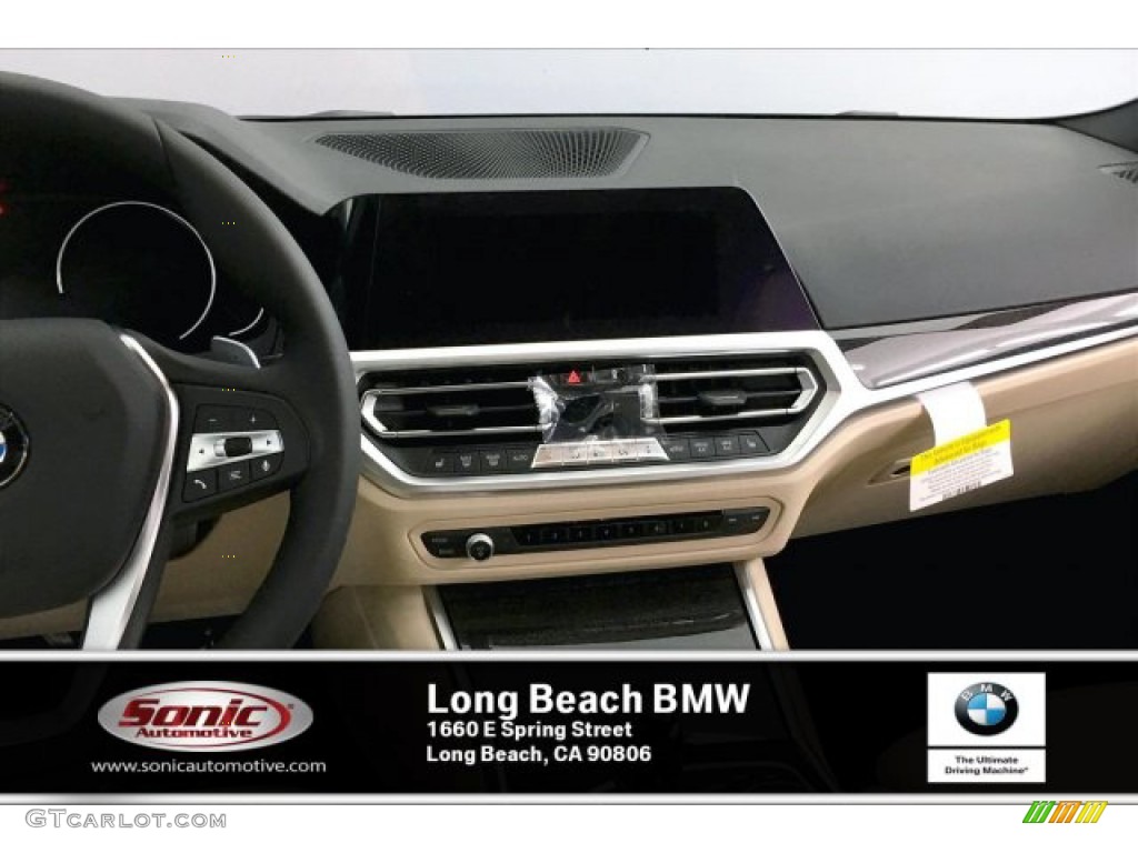 2020 3 Series 330i Sedan - Alpine White / Canberra Beige photo #5