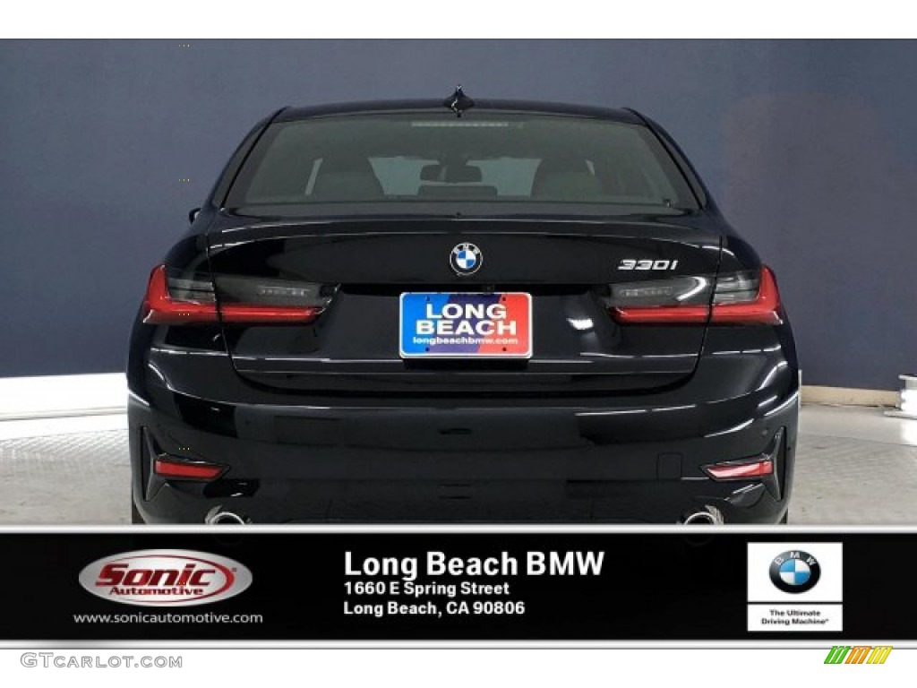 2020 3 Series 330i Sedan - Jet Black / Black photo #3