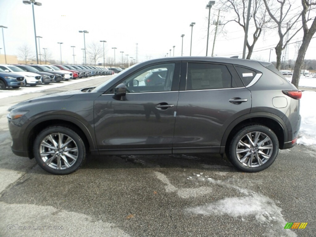 Machine Gray Metallic 2020 Mazda CX-5 Grand Touring AWD Exterior Photo #136964418