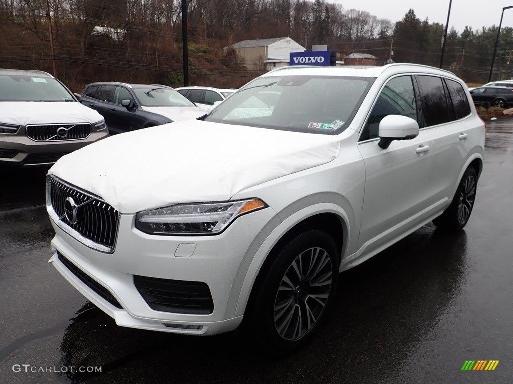 Crystal White Metallic 2020 Volvo XC90 T6 AWD Momentum Exterior Photo #136964505